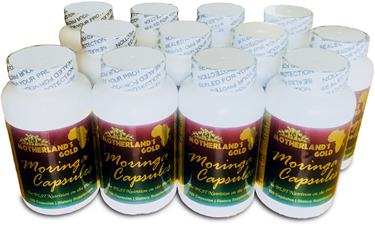 Motherland's Gold Moringa Capsules Family 12-Pack