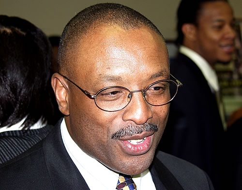 Brother enjoying seminar, Los Angeles, California Black Business Seminar