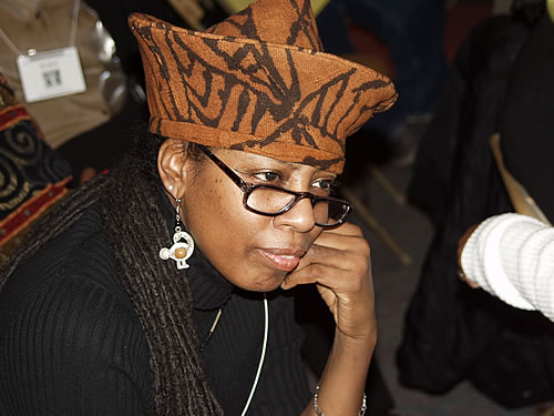 Efua listening, New York City Black Business Seminar