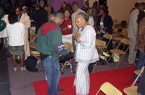 Audience roleplaying, New York City Black Business Seminar