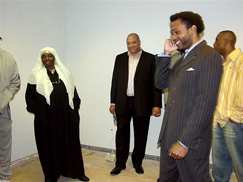 Members enjoying tour, Construction Tour of Atlanta TAG TEAM Marketing Center