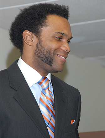 Erroll enjoying event, TAG TEAM Marketing Atlanta Facility Grand Opening