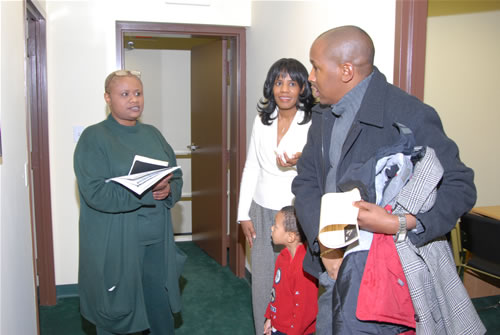 Guests Networking, TAG TEAM Marketing Atlanta Facility Grand Opening