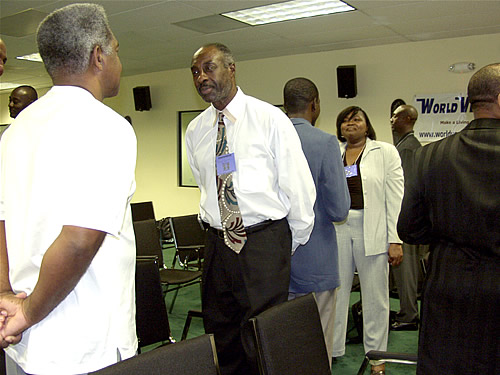 Audience roleplaying, Atlanta, Georgia Black Business Seminar