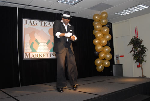 Erroll performing as Michael Jackson at TAG Awards Show, 2007 TAG Awards Show