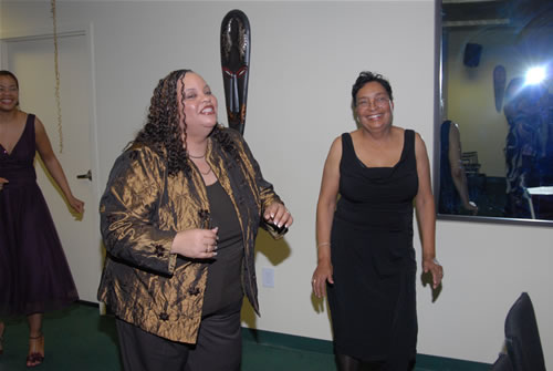Sharon and Jacqueline dance to 