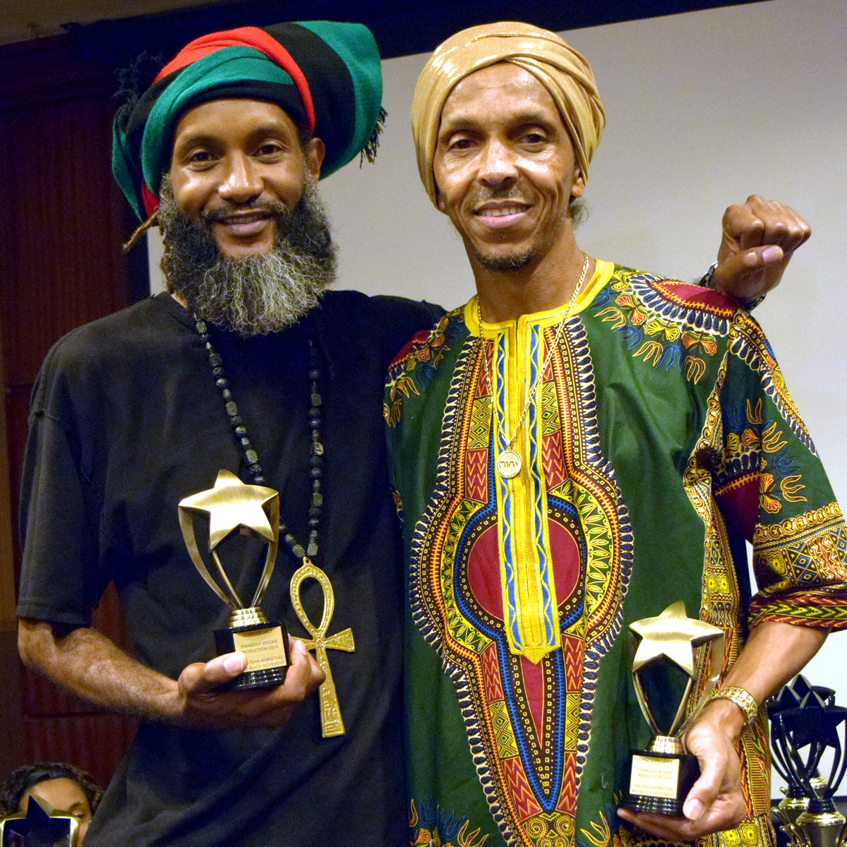 Dion Lacy and Chezyown Menasheh, Rookie Award Winners, 2019 TAG Awards - Los Angeles, California