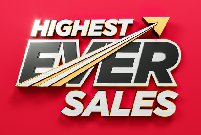 Highest Sales Ever