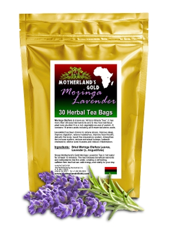 Motherland's Gold Tea - Moringa Lavender